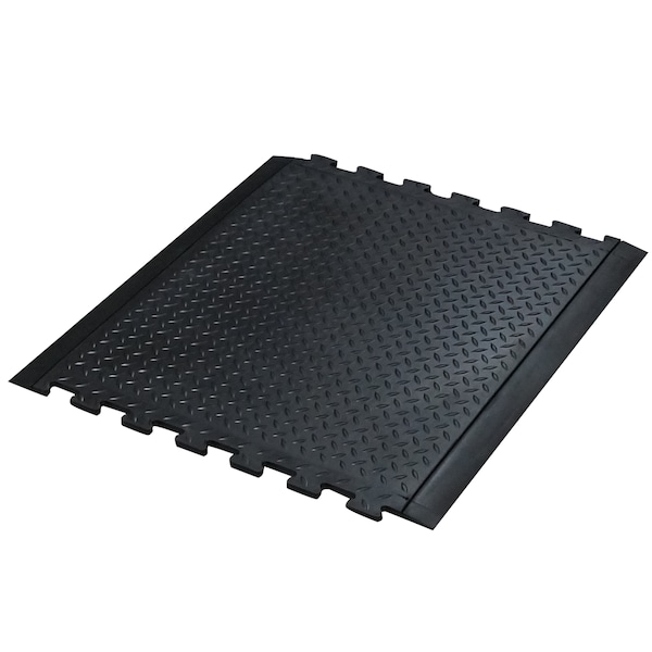 Conductive Rubber Diamond-Plate Anti-Fatigue Mat, Center Section